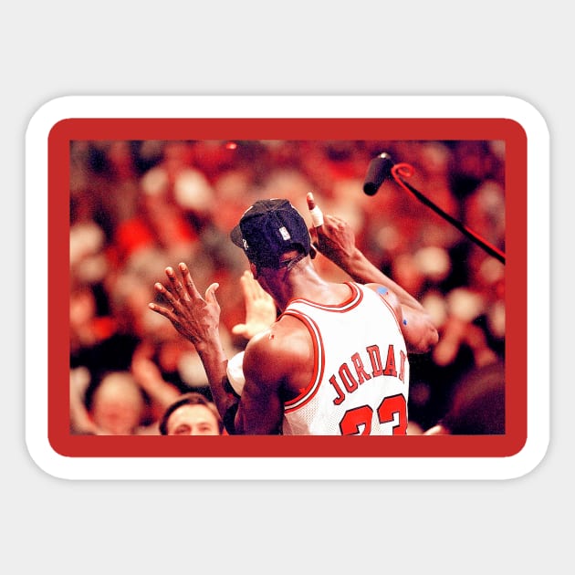 Jordan 6 Rings Michael Jordan Sticker TeePublic